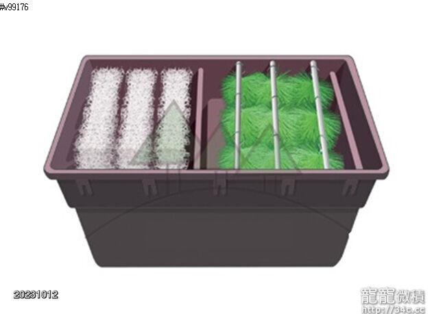 過濾毛刷可訂製大小長度可訂製也可以在圖中展示的小桶子中使用很適合都市養殖魚苗魚種有興趣的人們